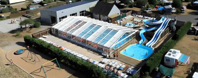 CAMPING GRAND AIR CADU ***, en el borde del mar en Bretagne